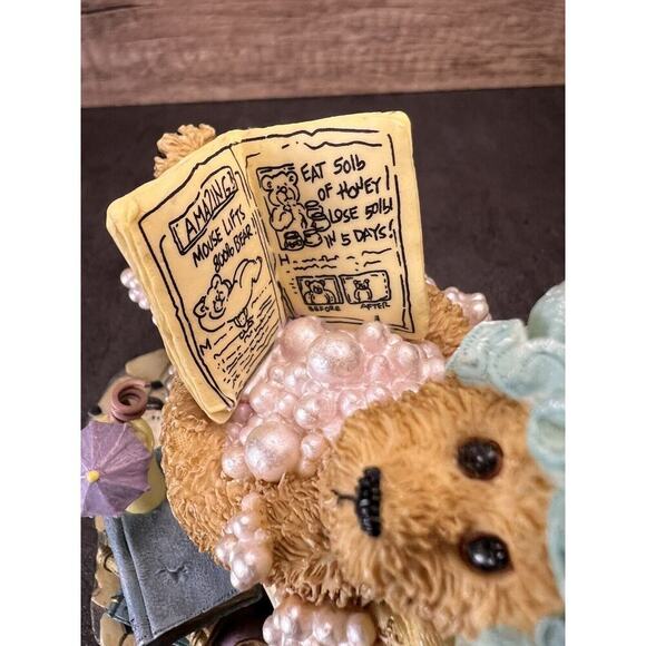 Vtg Boyds Bears Resin Figurine 2003 Bubbles Bearsall… It’s good to be Retired - Picture 10 of 16